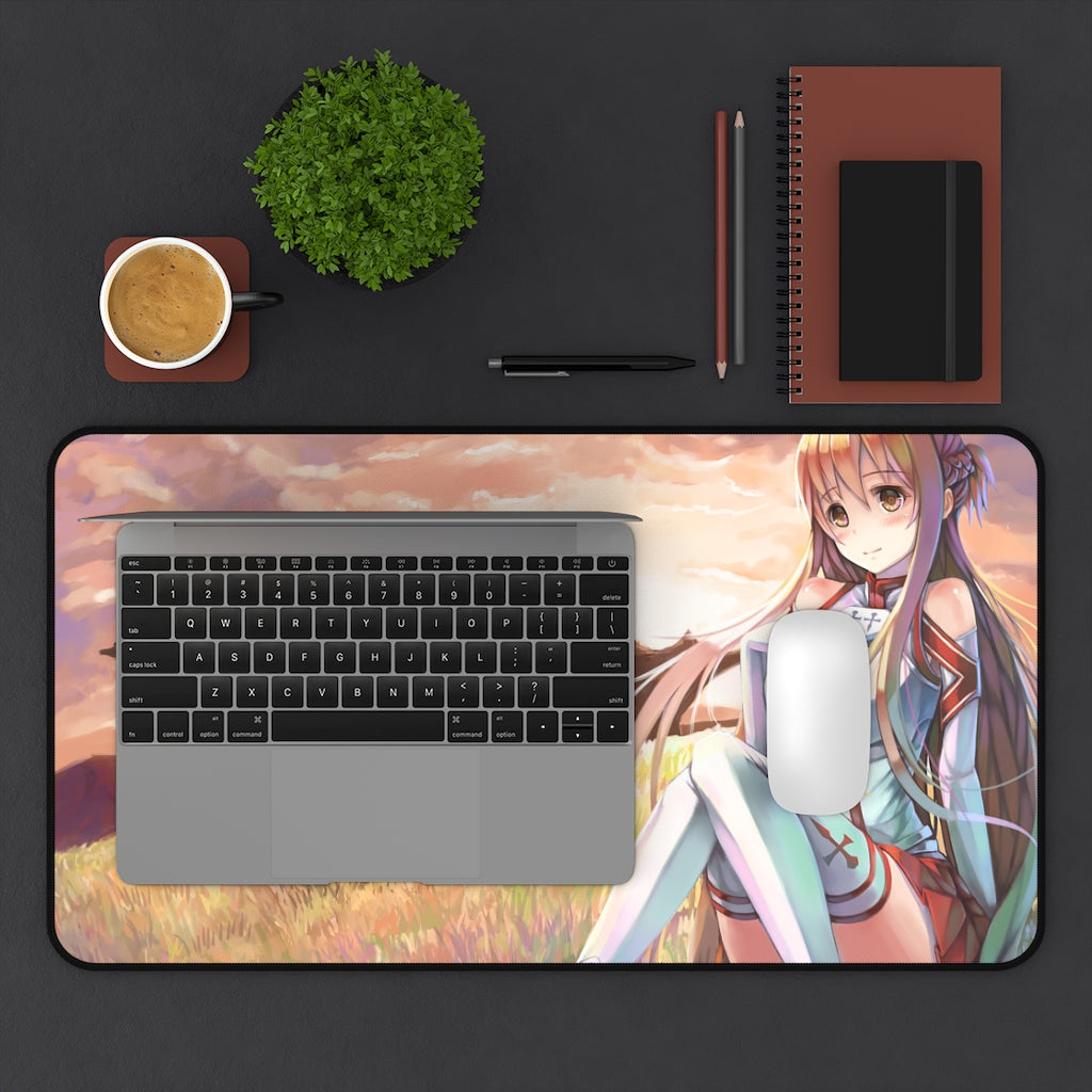 Sword Art Online Anime Mousepad - Asuna Large Desk Mat - Ecchi Mouse Pad