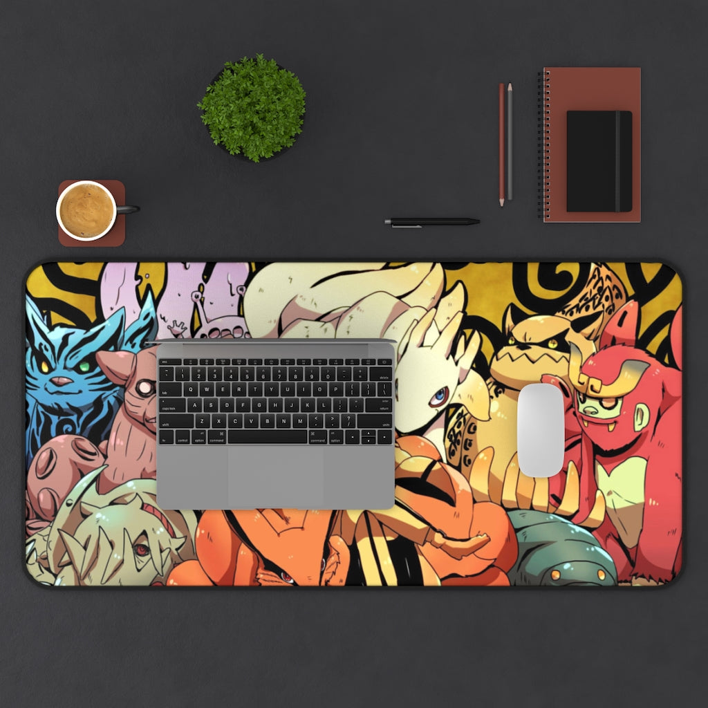 Naruto Anime Mouse Pad / Desk Mat - Tailed beasts - The Mouse Pads Ninja Home Decor