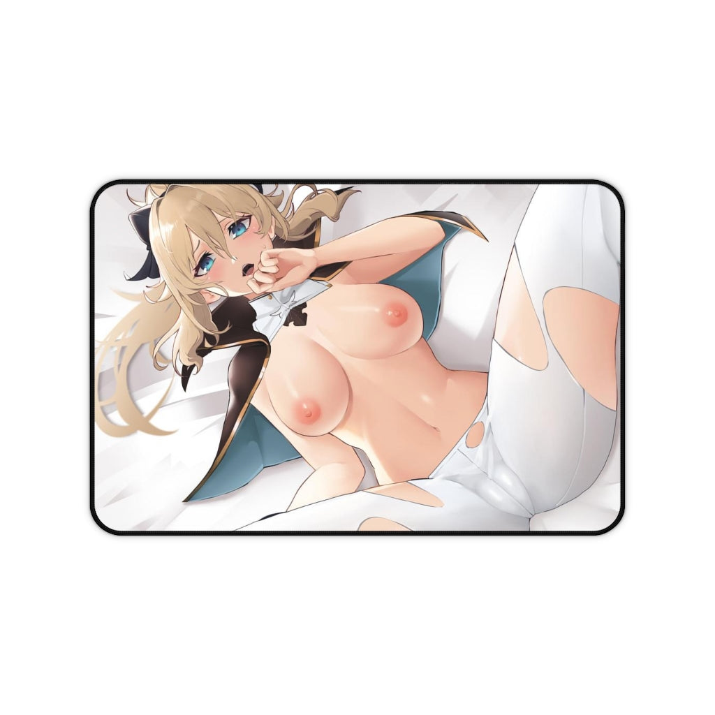 Nude Boobs Jean Genshin Impact Desk Mat - Non Slip Mousepad