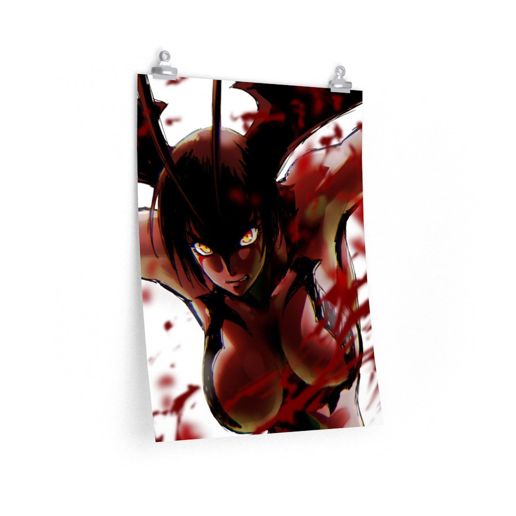 Big Boobs Devilman Lady Poster - Lewd Premium Matte Vertical Poster - Adult Wall Art