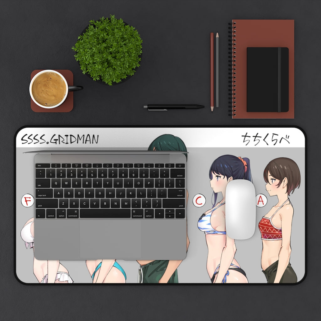 SSSS Gridman Boobs Size Bust Chart Mousepad - Non Slip Desk Mat