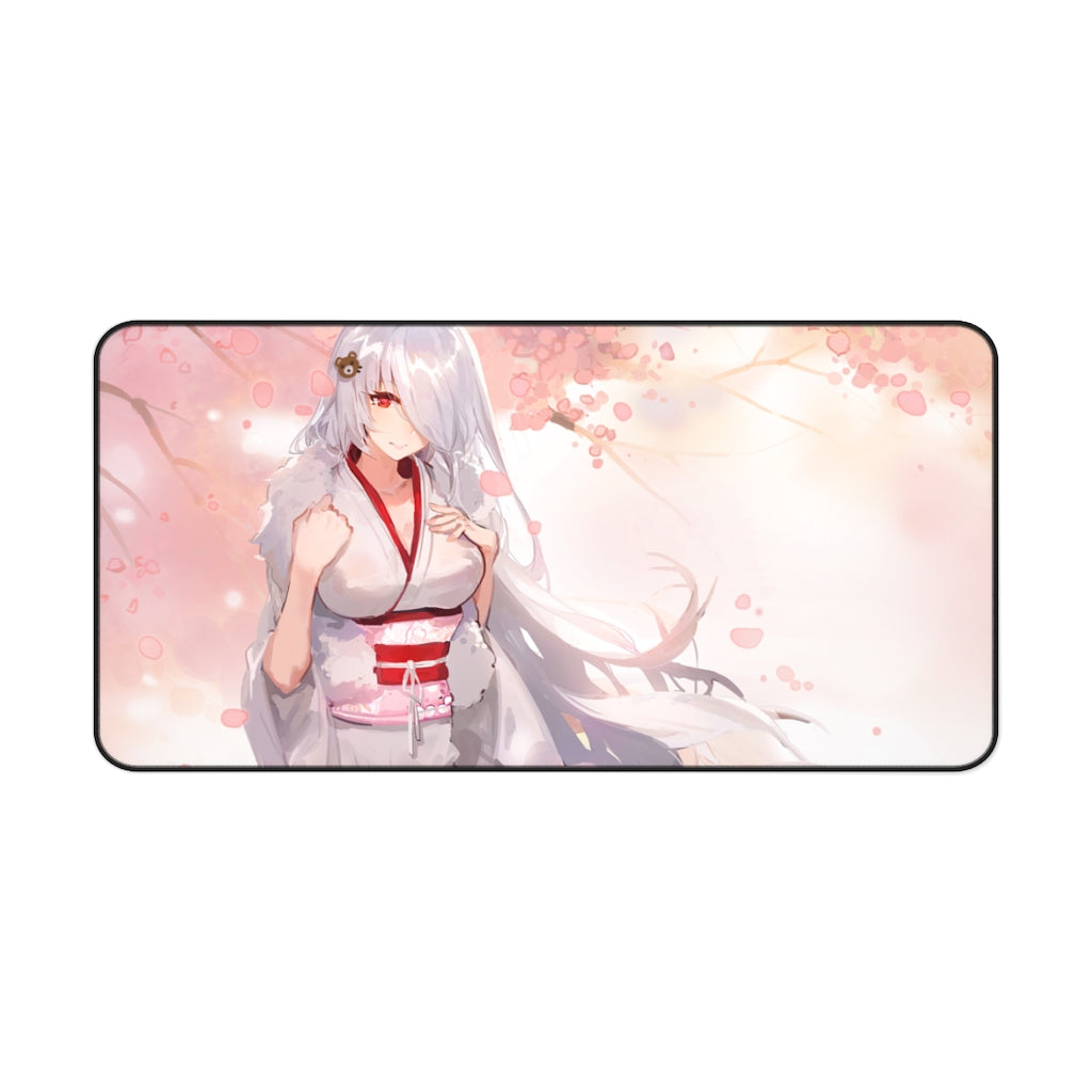 Kawai Anime Girls Mouse Pads - Sweet white hair girl - The Mouse Pads Ninja Home Decor