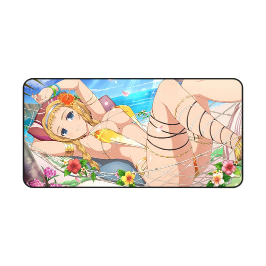 Sexy Leina Queen's Blade Desk Mat - Non Slip Mousepad