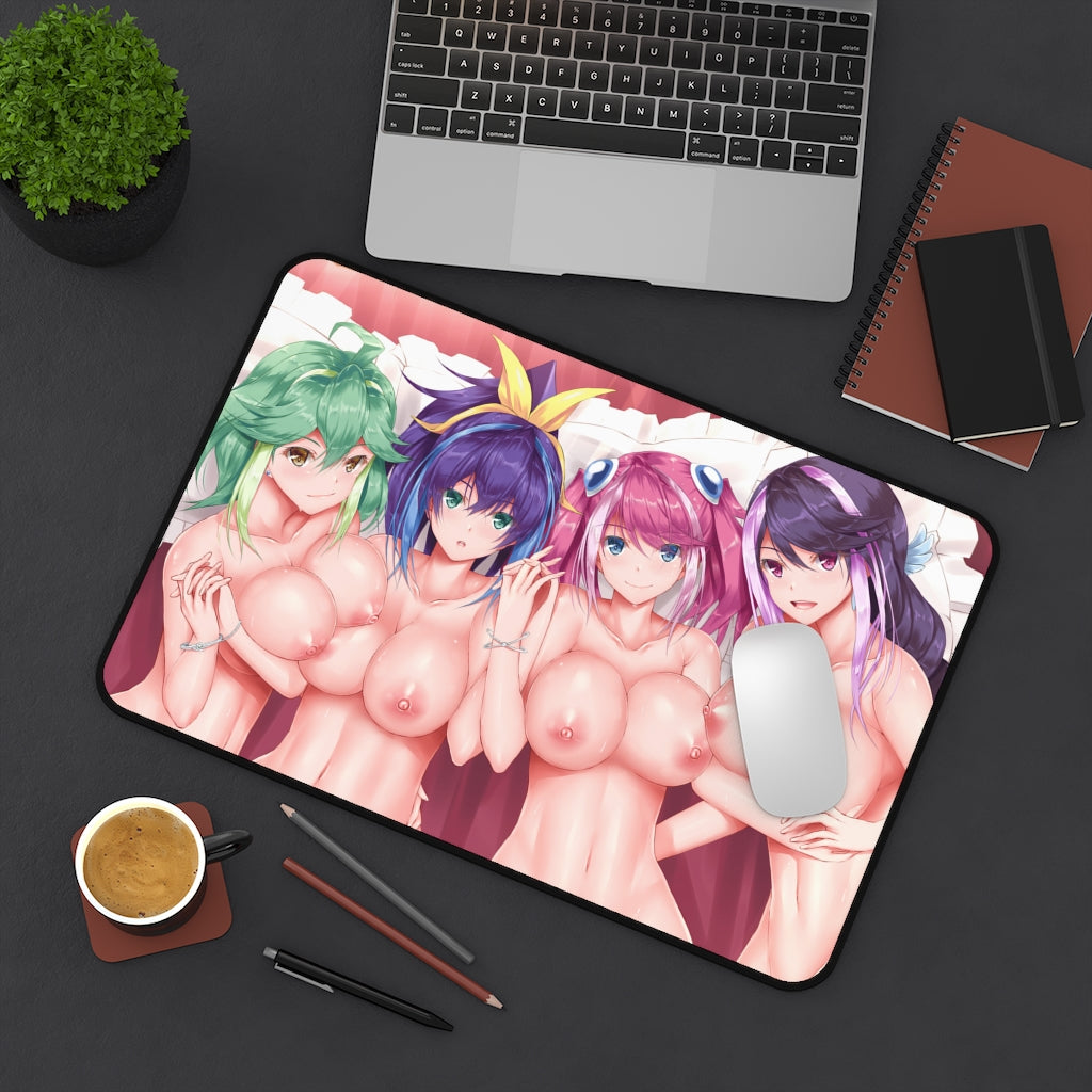 Nude Tits Bracelet Girls Yugioh Desk Mat - Lewd Mousepad - Sexy Anime Girls Playmat