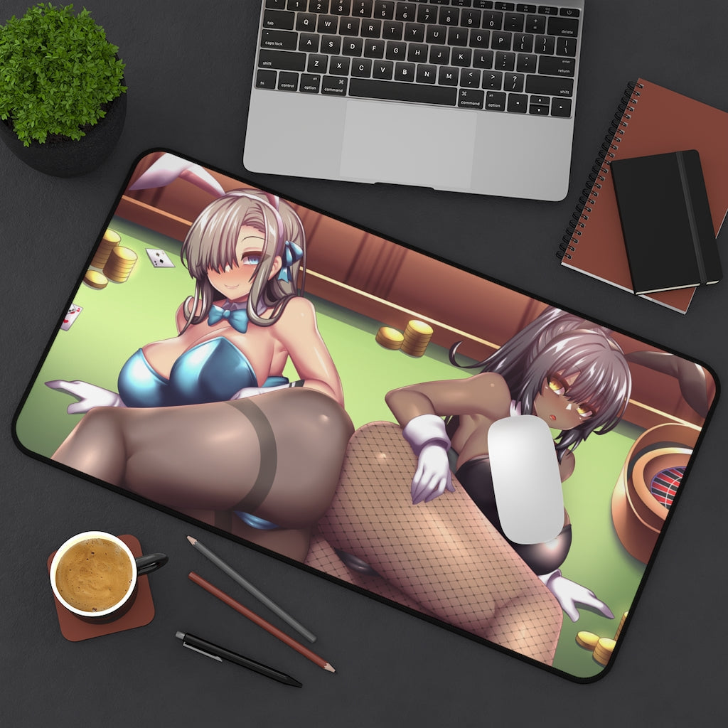 Blue Archive Ecchi Mousepad - Sexy Bunny Girl Waifus Large Desk Mat - Playmat