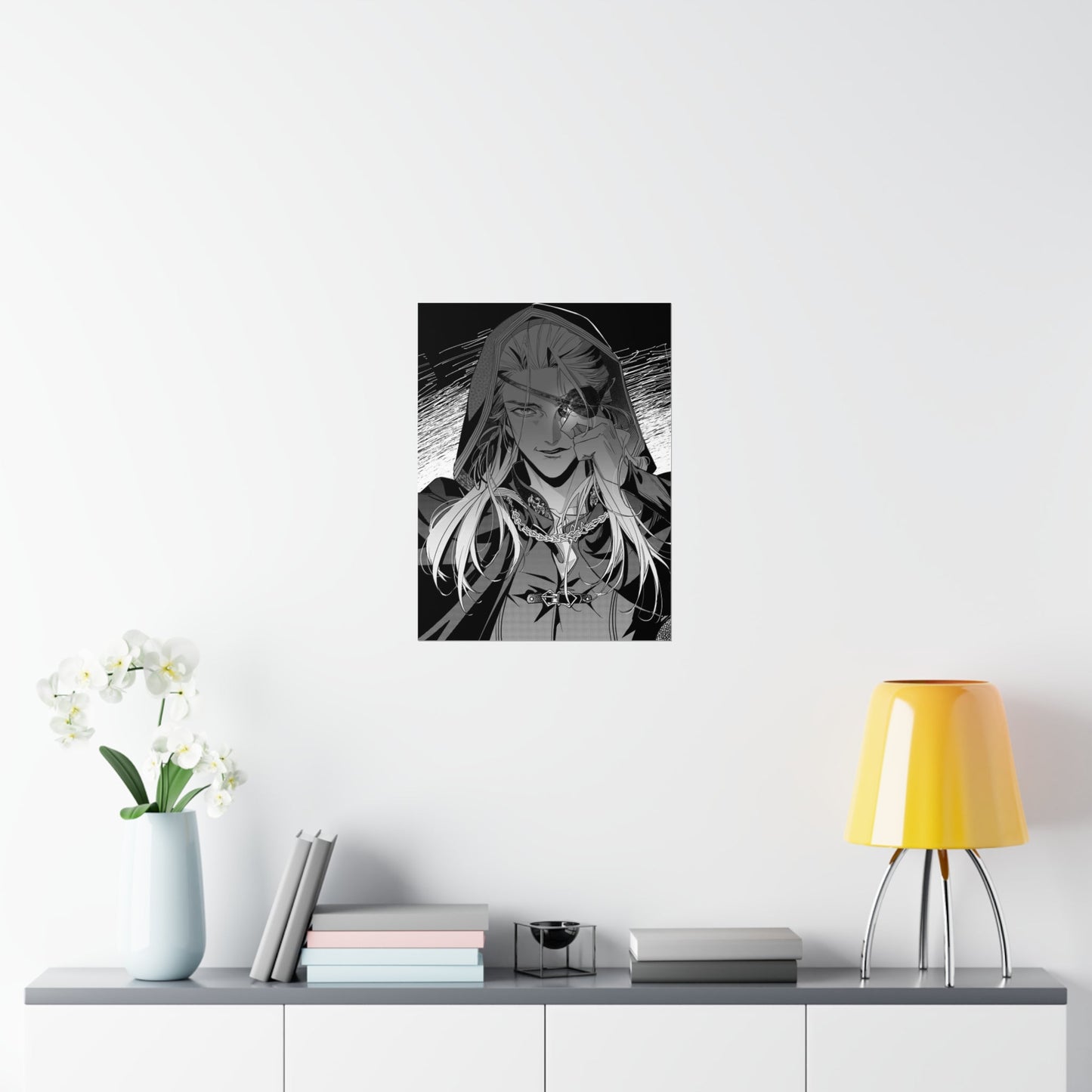 Aemond Targaryen Poster - House of the Dragon Wall Art - Game of Thrones Anime Manga Poster