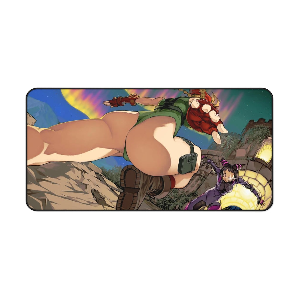 Cammy and Juri Street Fighter Ecchi Mousepad - Gaming Desk Mat