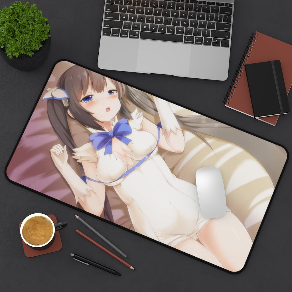 Danmachi Sexy Mousepad - Kawaii Hestia Anime Desk Mat - Ecchi Playmat - Is It Wrong To Try To Pick Up Girls In A Dungeon