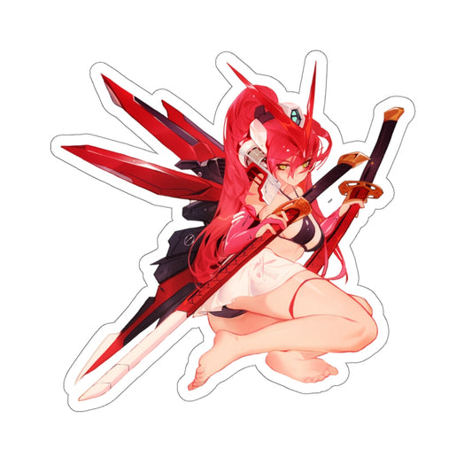 Gundam Sexy Astray Red Frame Waterproof Sticker - Ecchi Vinyl Decal - Lewd Anime Sticker