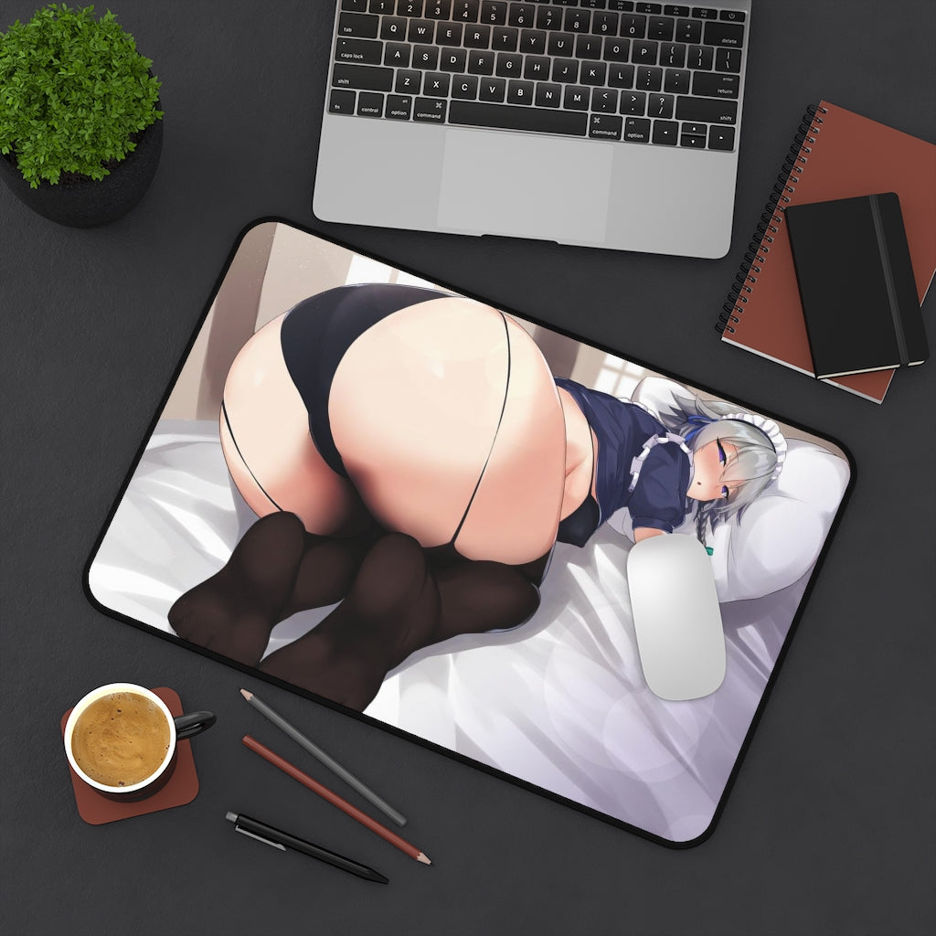 Touhou Sexy Mousepad - Huge Ass Izayoi Sakuya Desk Mat - Ecchi Playmat