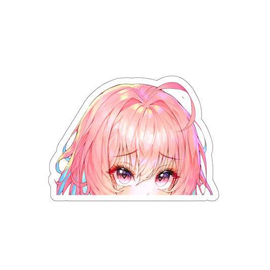 Riamu Yumemi Peeker Cinderella Girls Sticker - Anime Peeker Car Decal