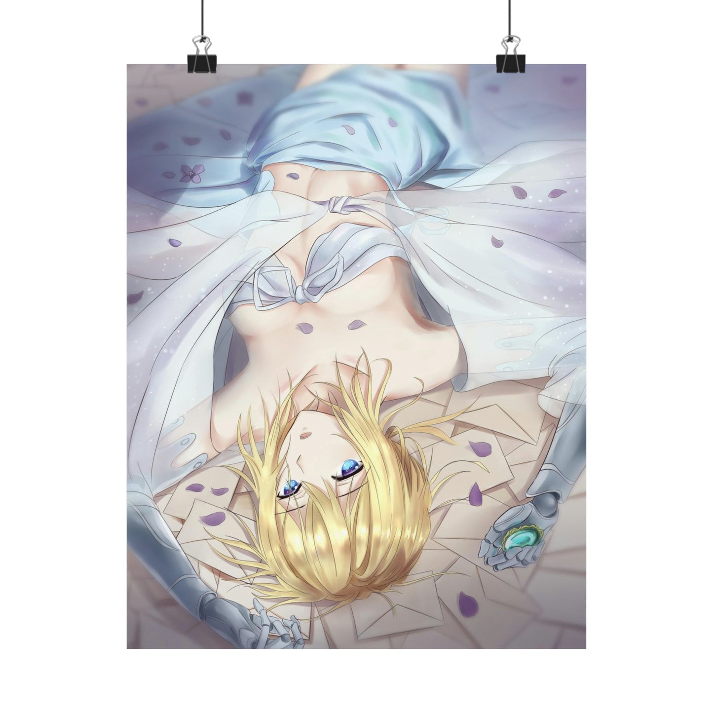 Violet Evergarden Poster - Sexy Anime Wall Art Decor - Premium Matte Vertical Poster - Ecchi Print