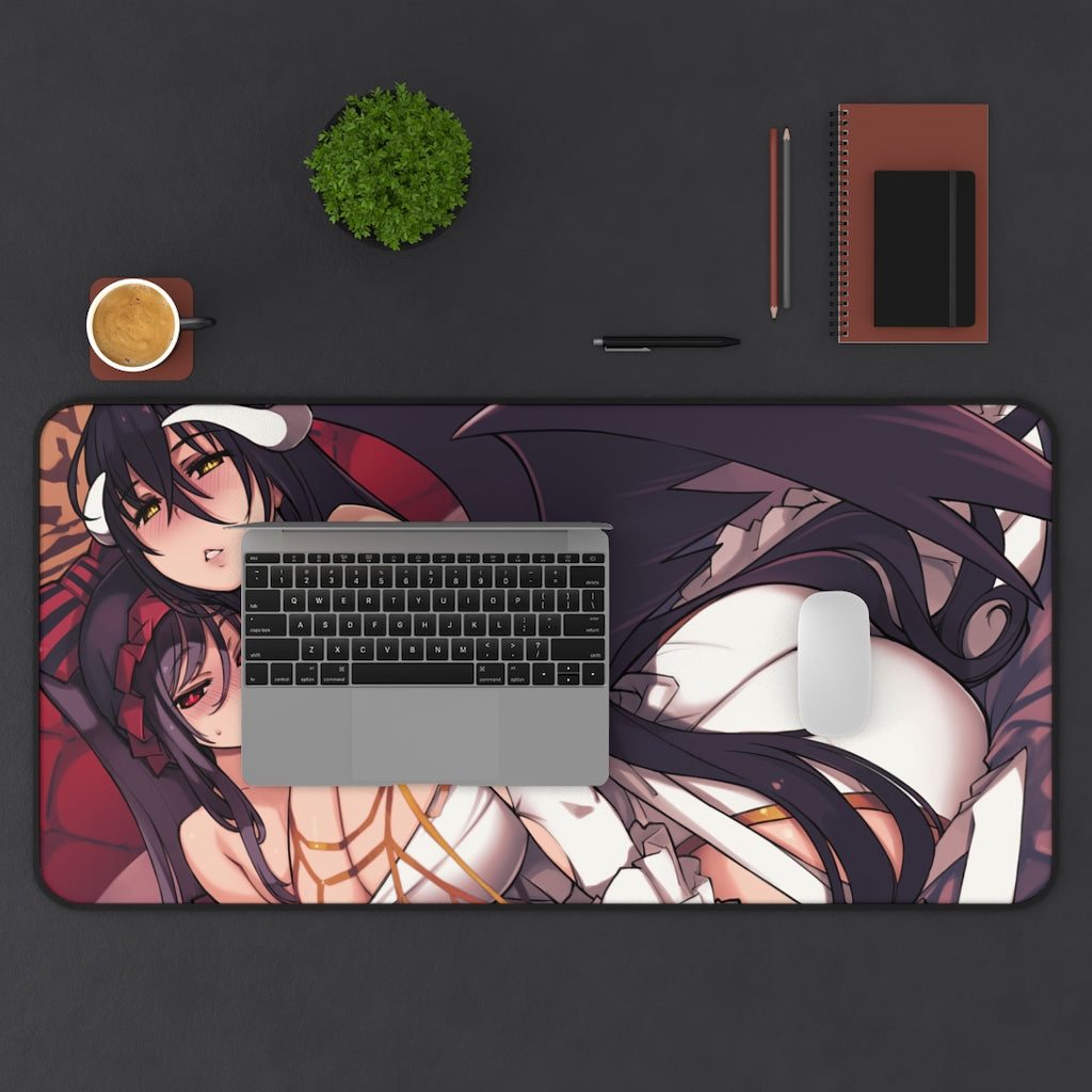 Overlord Sexy Shalltear Bloodfallen and Albedo Desk Mat - Non Slip Mousepad