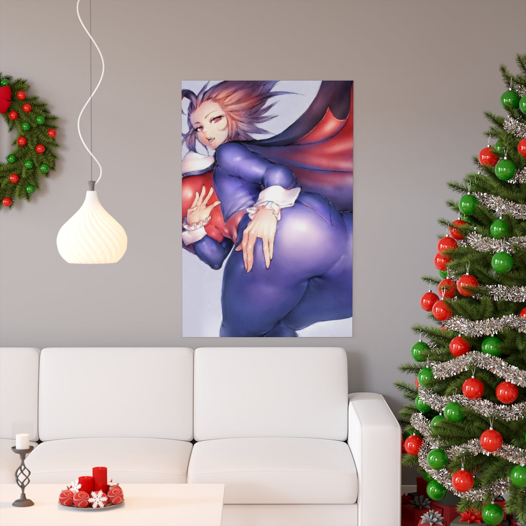 Female Demitri Maximoff Vampire Darstalkers Poster - Lewd Premium Matte Vertical Poster - Adult Wall Art