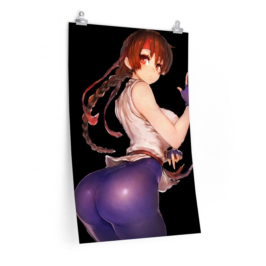 Yuri Sakazaki The King Of Fighters Poster - Lewd Premium Matte Vertical Poster - Adult Wall Art