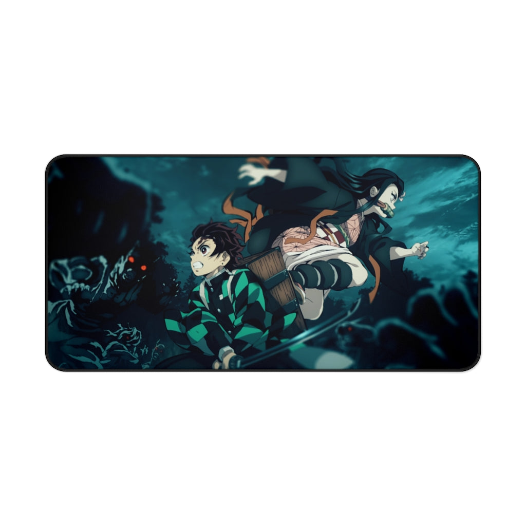 Demon Slayer Mouse pad Anime Large Desk Mat - Tanjiro and Nezuko - The Mouse Pads Ninja Home Decor