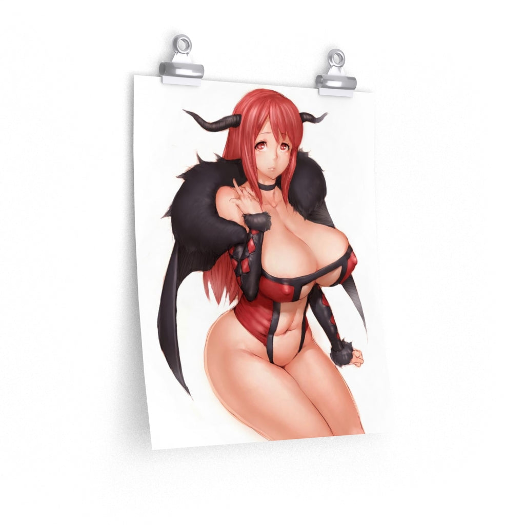 Maou Maoyuu Maou Yuusha Poster - Lewd Premium Matte Vertical Poster - Adult Wall Art