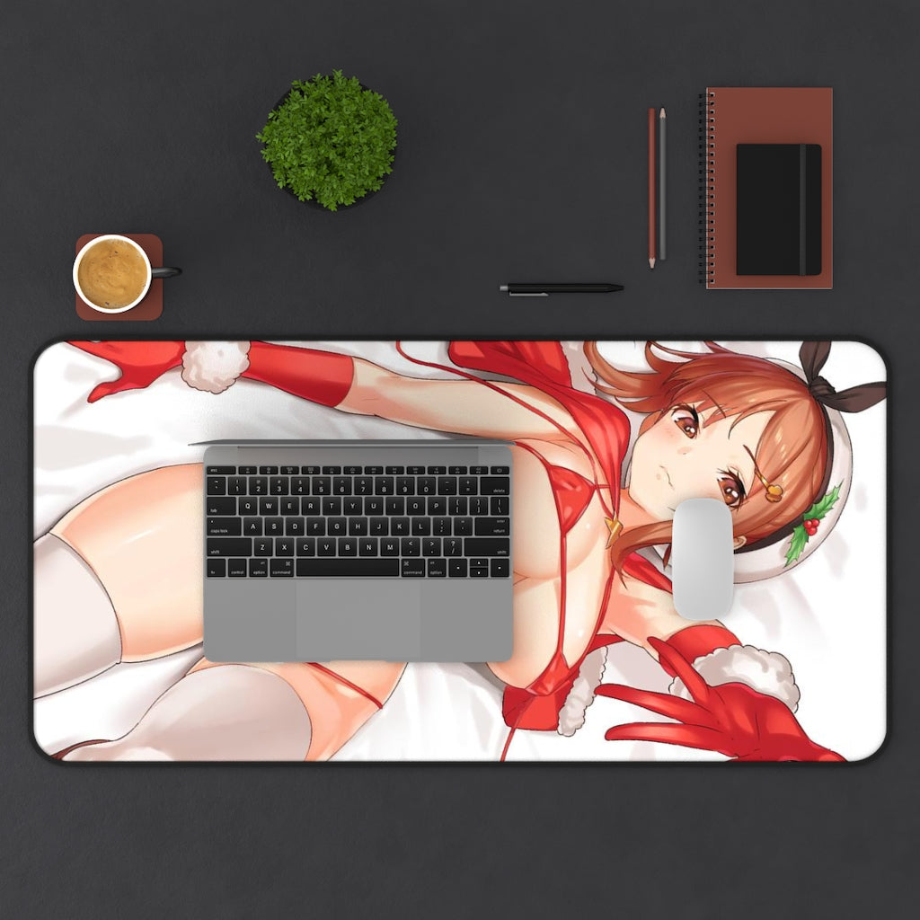 Atelier Ryza Sexy Mousepad - Christmas Bikini Reisalin Stout Desk Mat - Ecchi Gaming Playmat