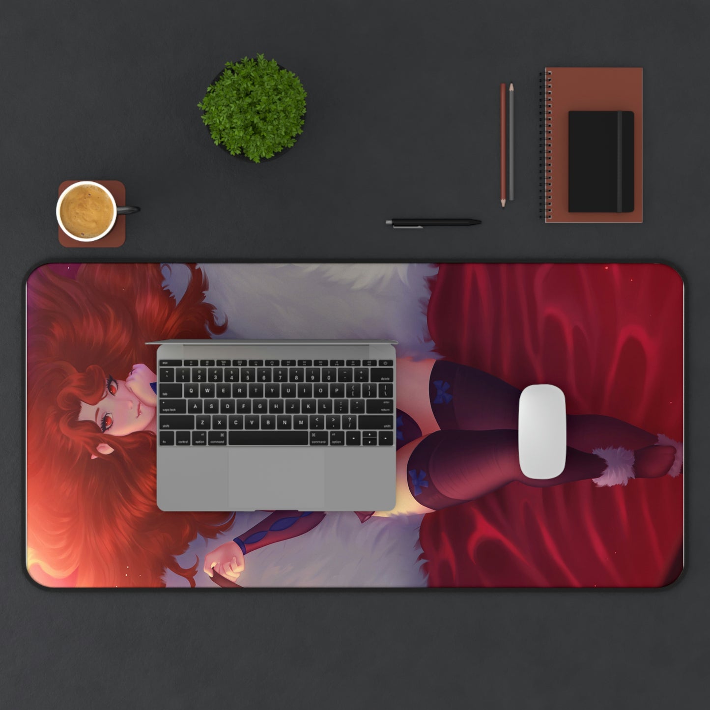 Sexy Lenore Castlevania Gaming Desk Mat - Non Slip Anime Acchi Mousepad