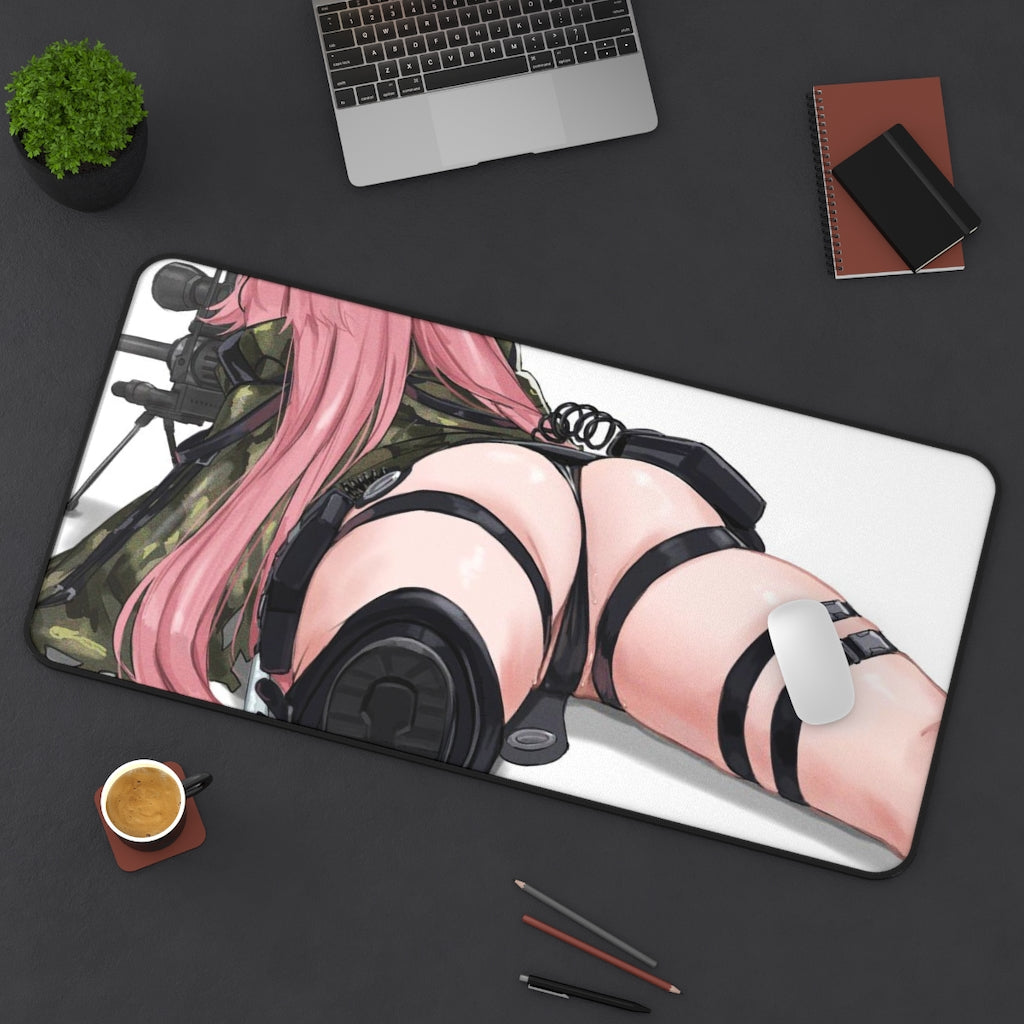 Girls Frontline Ecchi Mousepad - Thick Butt NTW 20 Large Desk Mat - Sexy Gaming Playmat