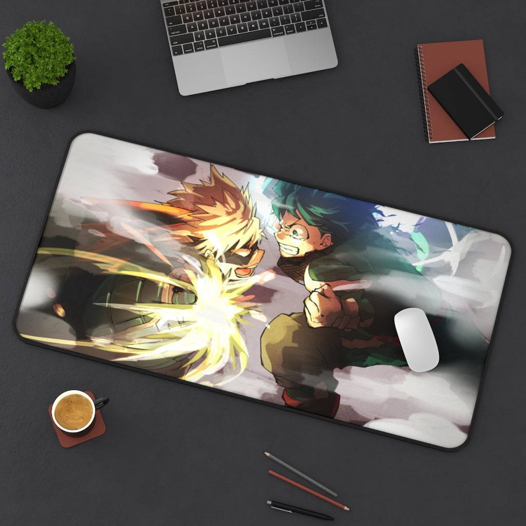 My Hero Academia Mouse Pad / Desk mat - Deku vs Bakugo - The Mouse Pads Ninja 31" × 15.5" Home Decor