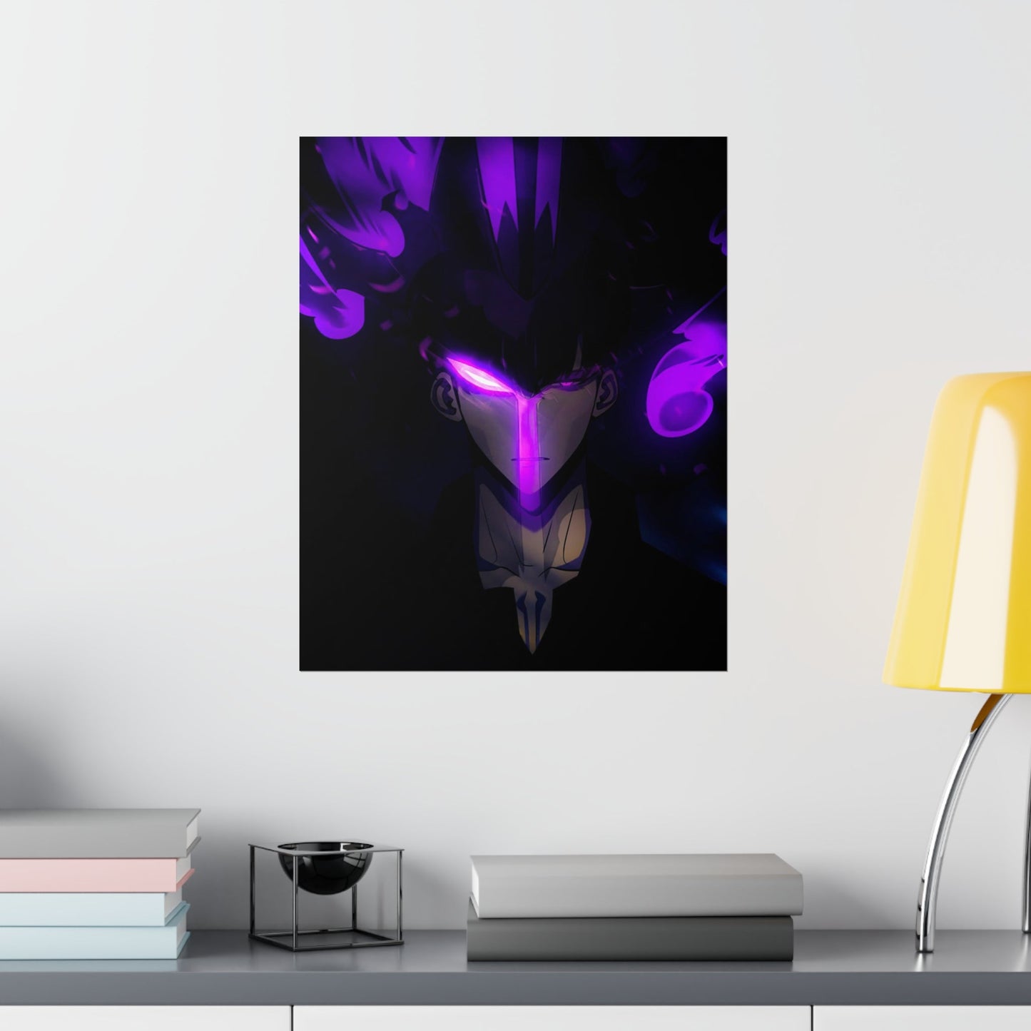 Solo Leveling Poster - Premium Matte Vertical Poster - Shadow Monarch Anime Wall Art Decor