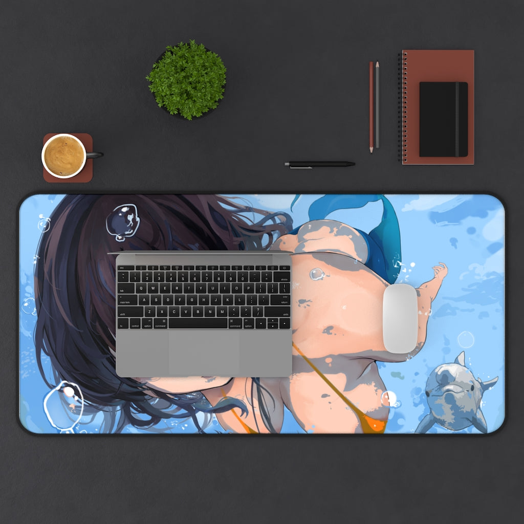 Komi San Sexy Mousepad - Mermaid Komi Can'T Communicate Ecchi Desk Mat - Anime Playmat