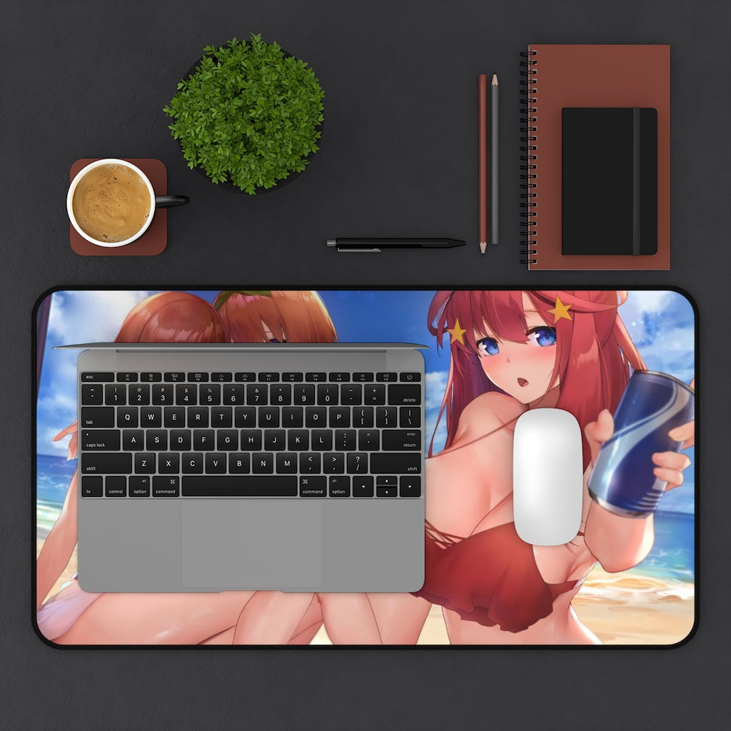 The Quintessential Quintuplets Mousepad - Ecchi Bikini Large Desk Mat - Kawaii Playmat