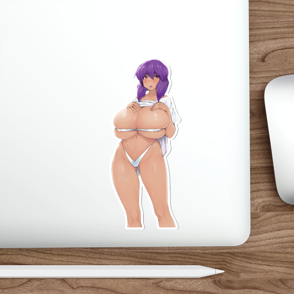 Ghost in The Shell Thick Motoko Kusanagi Waterproof Sticker - Ecchi Vinyl Decal