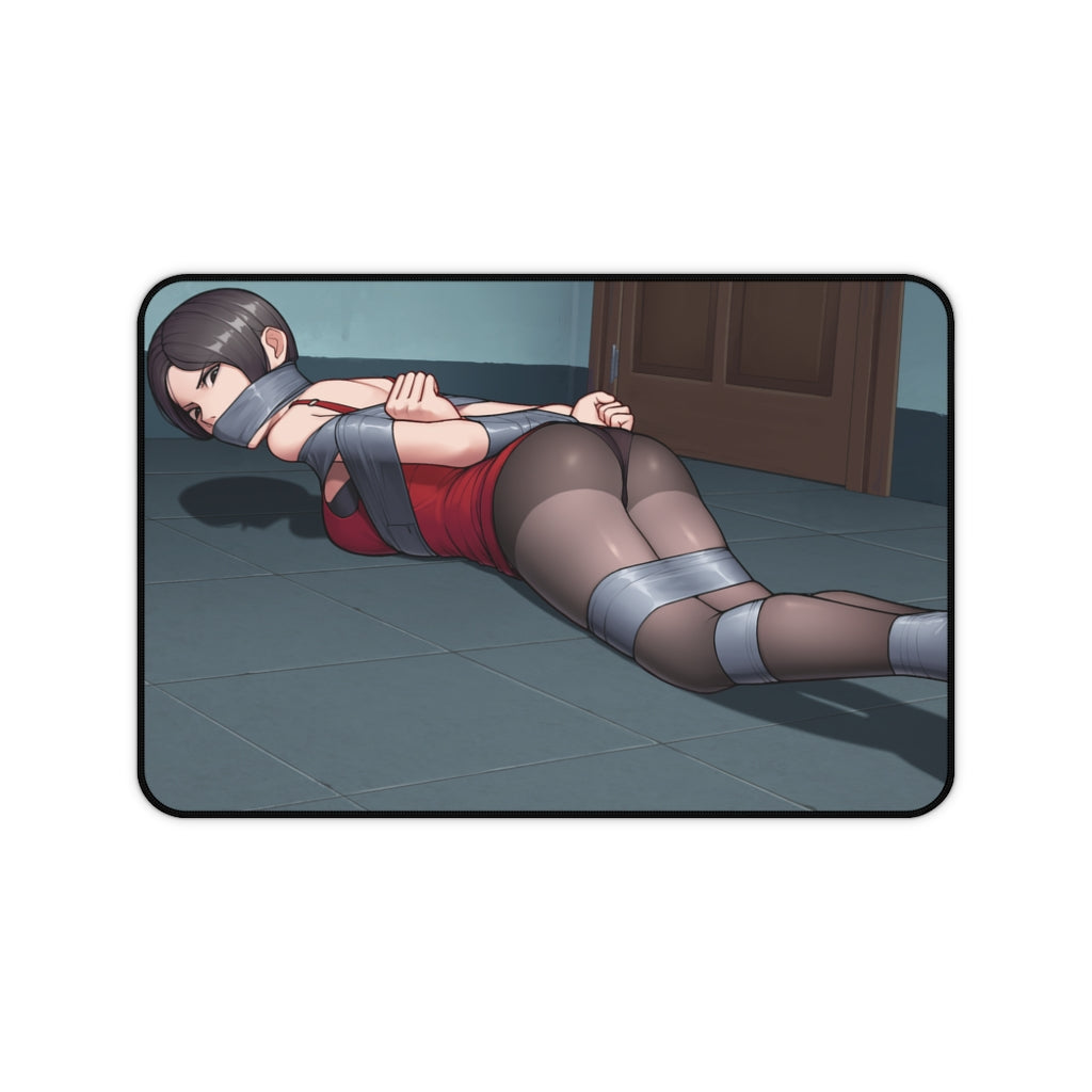 Ada Wong Pantyhose Resident Evil Shibari Bondage Desk Mat - Ecchi Mousepad - Adult Playmat