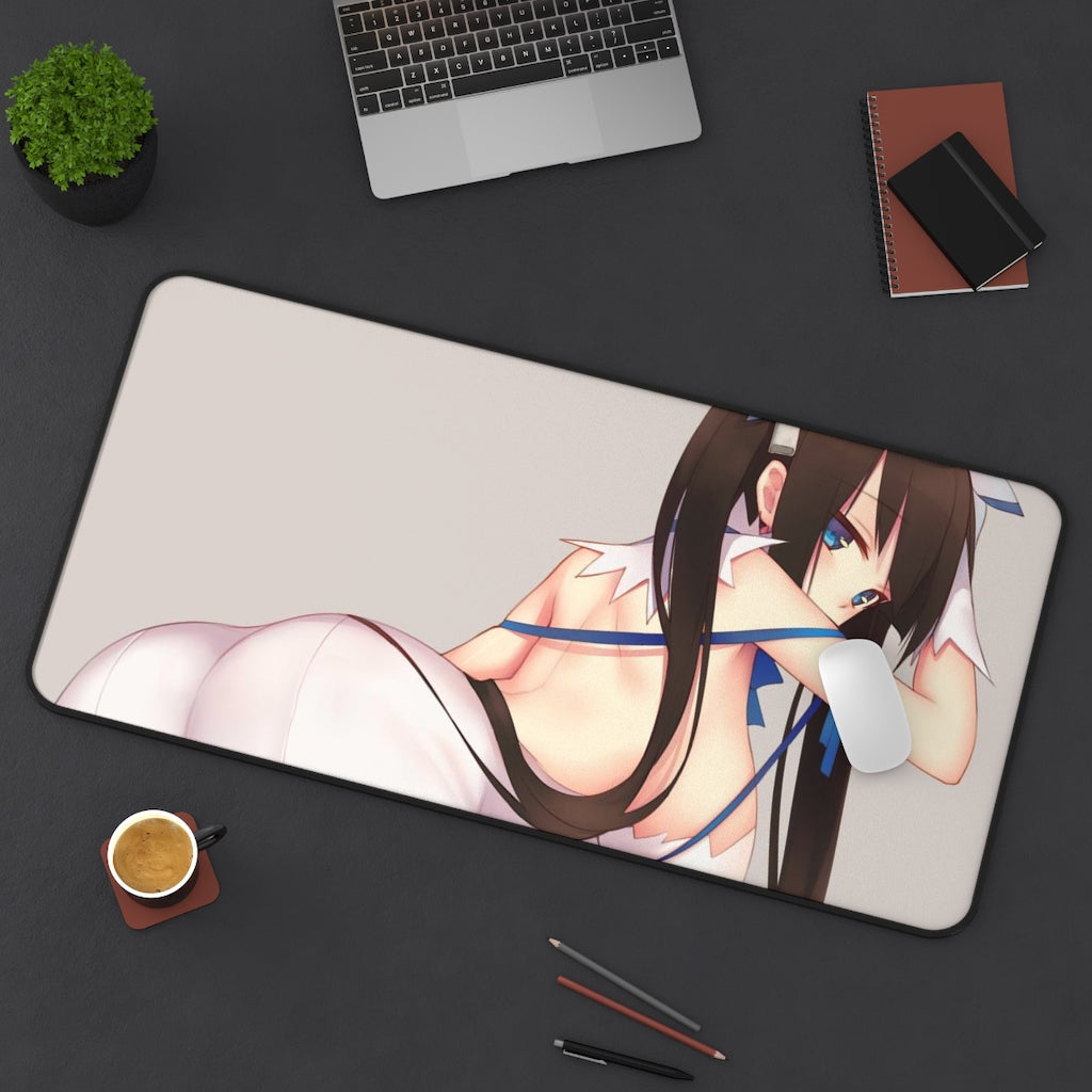 Danmachi Sexy Mousepad - Thick Hestia Anime Desk Mat - Ecchi Playmat - Is It Wrong To Try To Pick Up Girls In A Dungeon