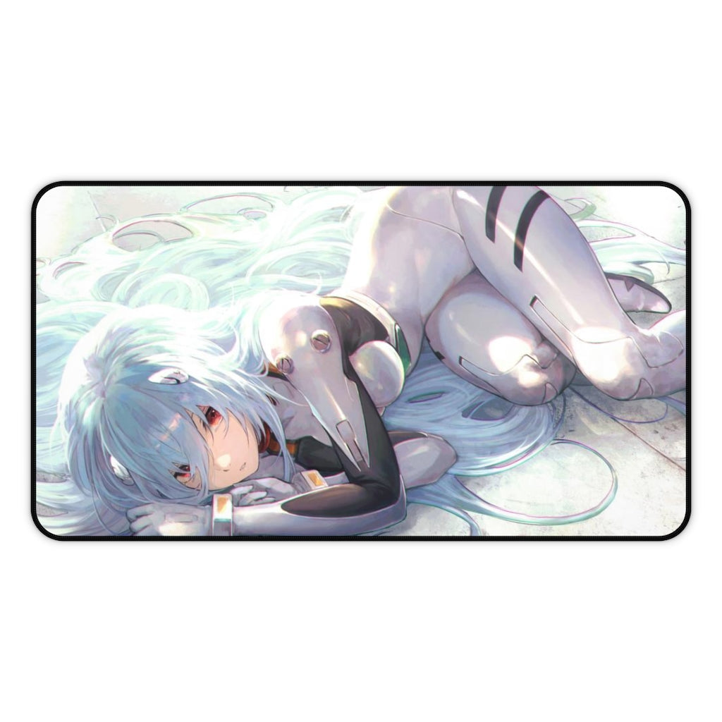 Ayanami Rei Long Hair Evangelion Desk Mat - Non Slip Mousepad