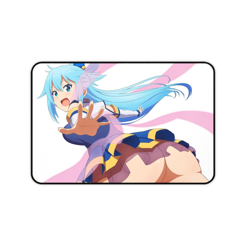 Konosuba Aqua Sexy Mousepad - Upskirt Desk Mat - Ecchi Playmat