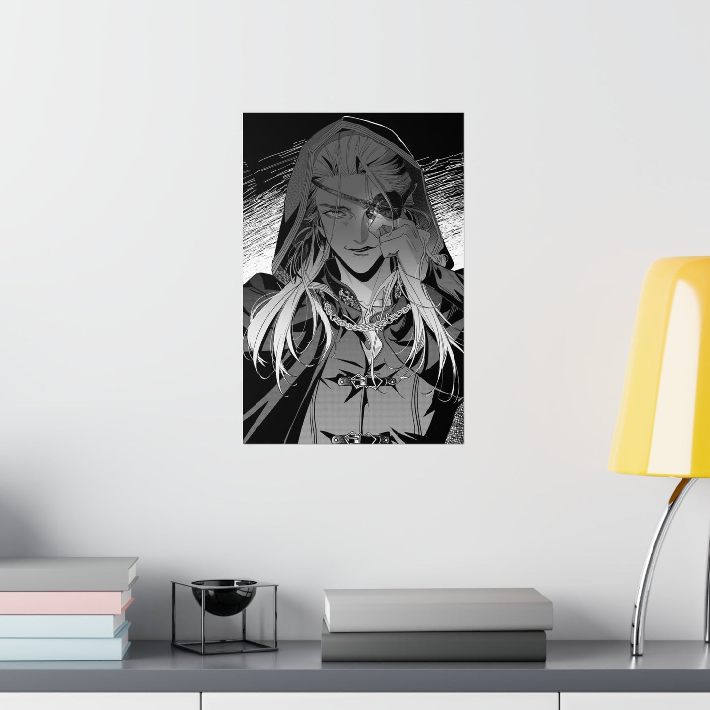 Aemond Targaryen Poster - House of the Dragon Wall Art - Game of Thrones Anime Manga Poster