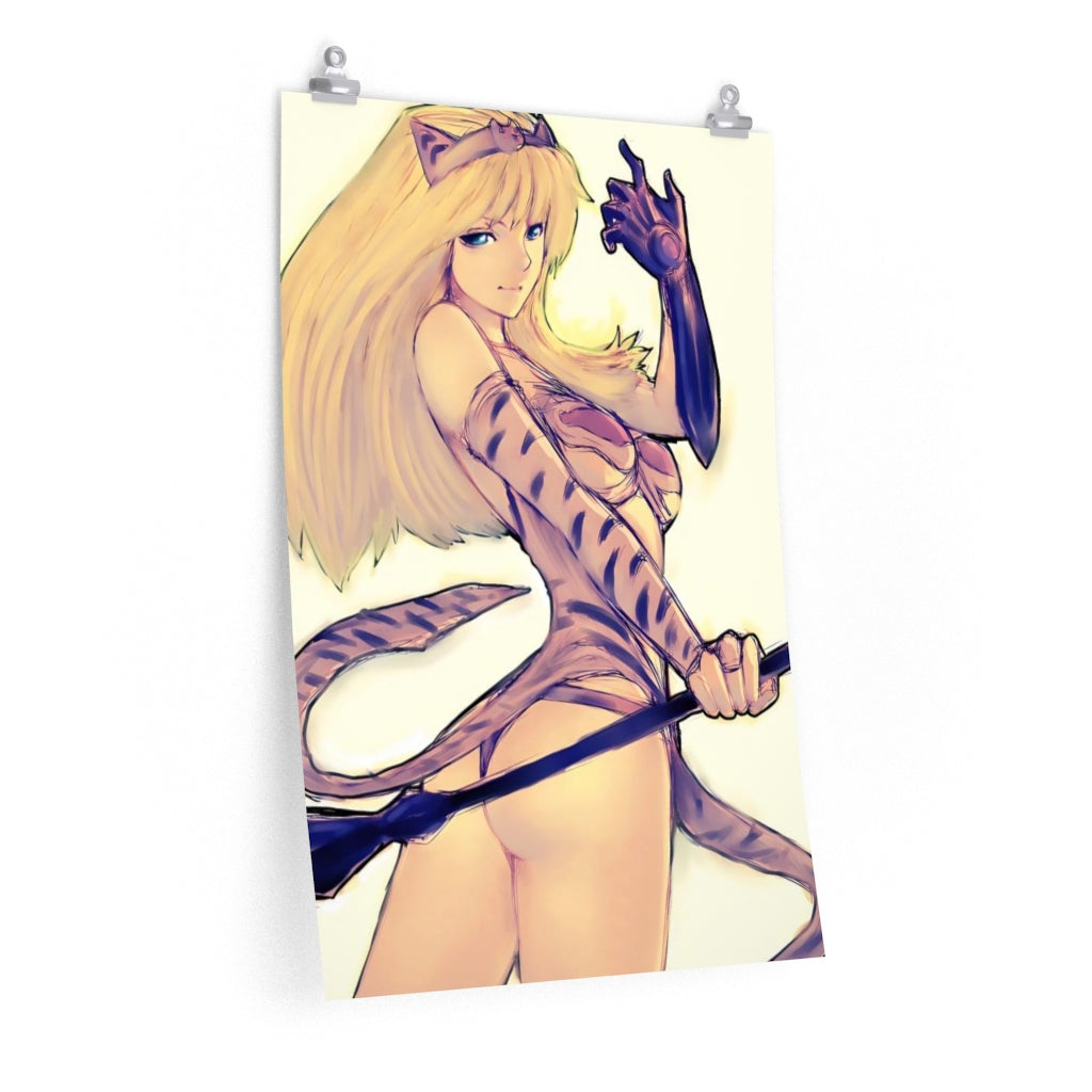 Elina And Elina Queen S Blade Poster - Lewd Premium Matte Vertical Poster - Adult Wall Art