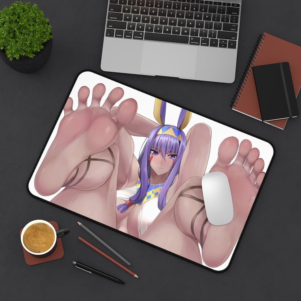 Fate Grand Order Sexy Mousepad - Feet Fetish Nitocris Anime Desk Mat - Ecchi Playmat