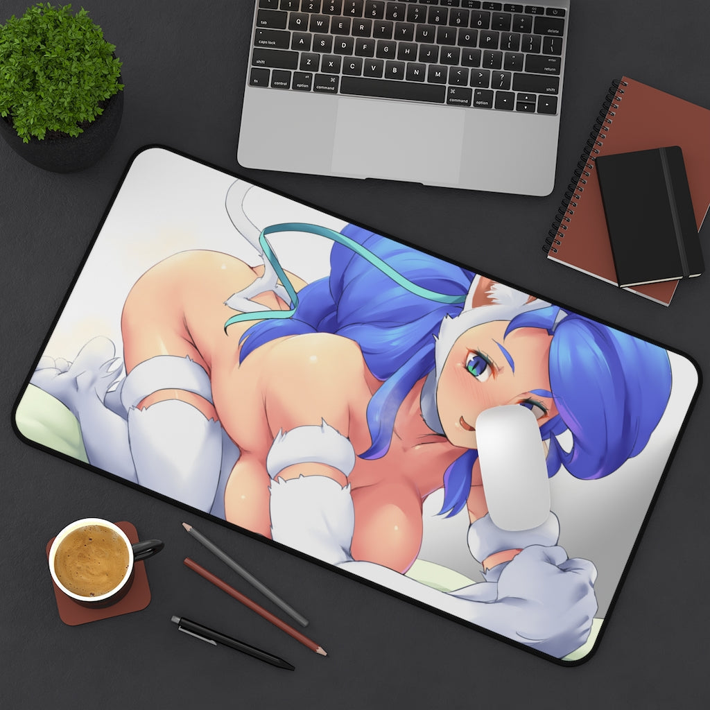 Darkstalkers Felicia Mousepad - Large Desk Mat - Ecchi Mouse Pad - MTG Playmat