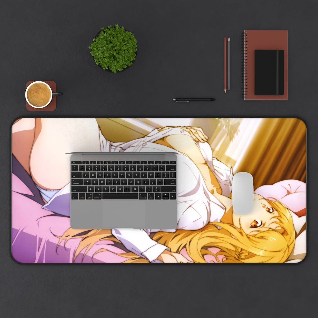 Sword Art Online Anime Mousepad - Big Boobs Asuna Large Desk Mat - Ecchi Mouse Pad