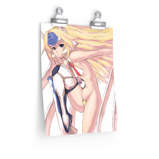 Mu 12 Blazblue Poster - Lewd Premium Matte Vertical Poster - Adult Wall Art