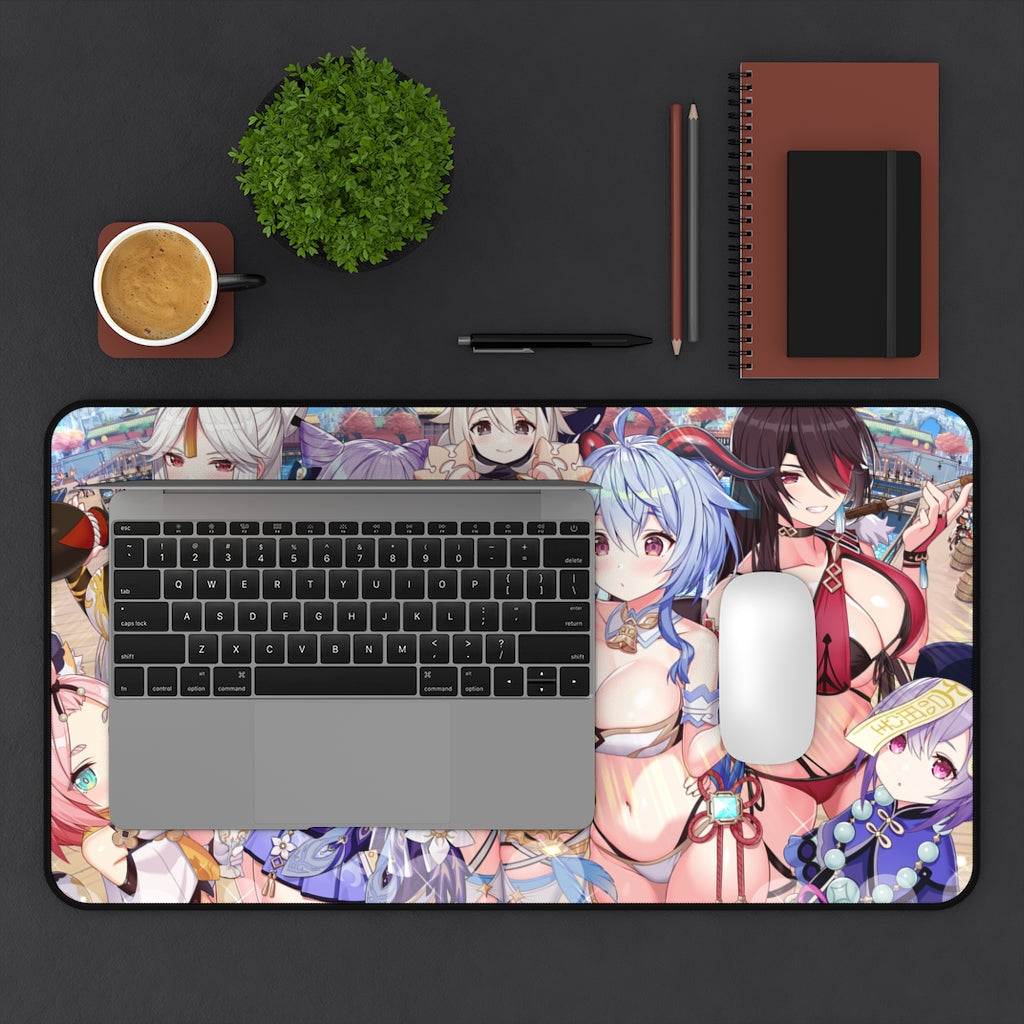 Sexy Genshin Impact Mousepad - Desk Mat - Big Gaming Mouse Pad - MTG Playmat