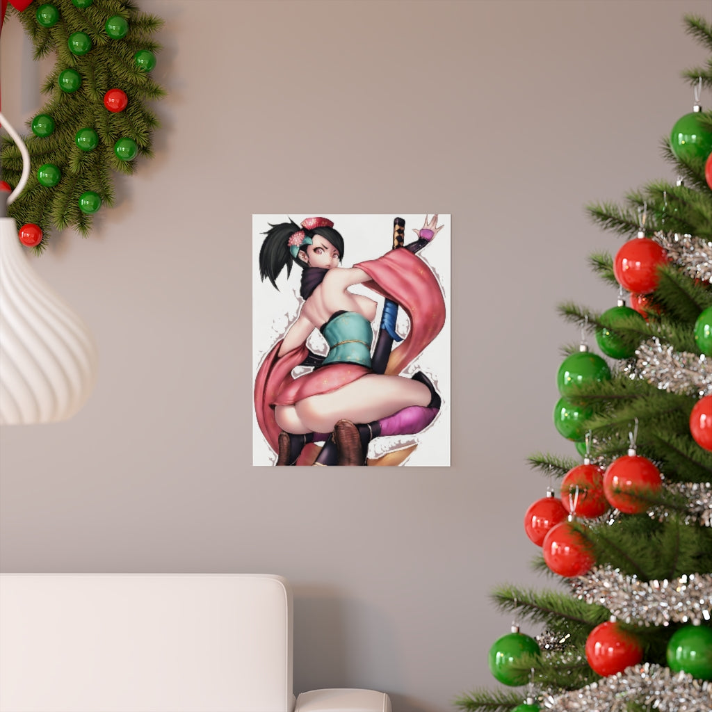 Momohime Oboro Muramasa Poster - Lewd Premium Matte Vertical Poster - Adult Wall Art