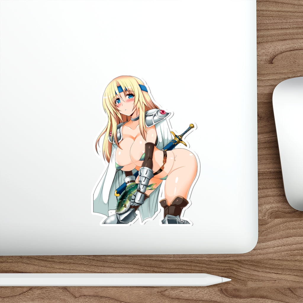 Final Fantasy 6 Sexy Celes Chere Fishing Waterproof Sticker - Ecchi Vinyl Decal