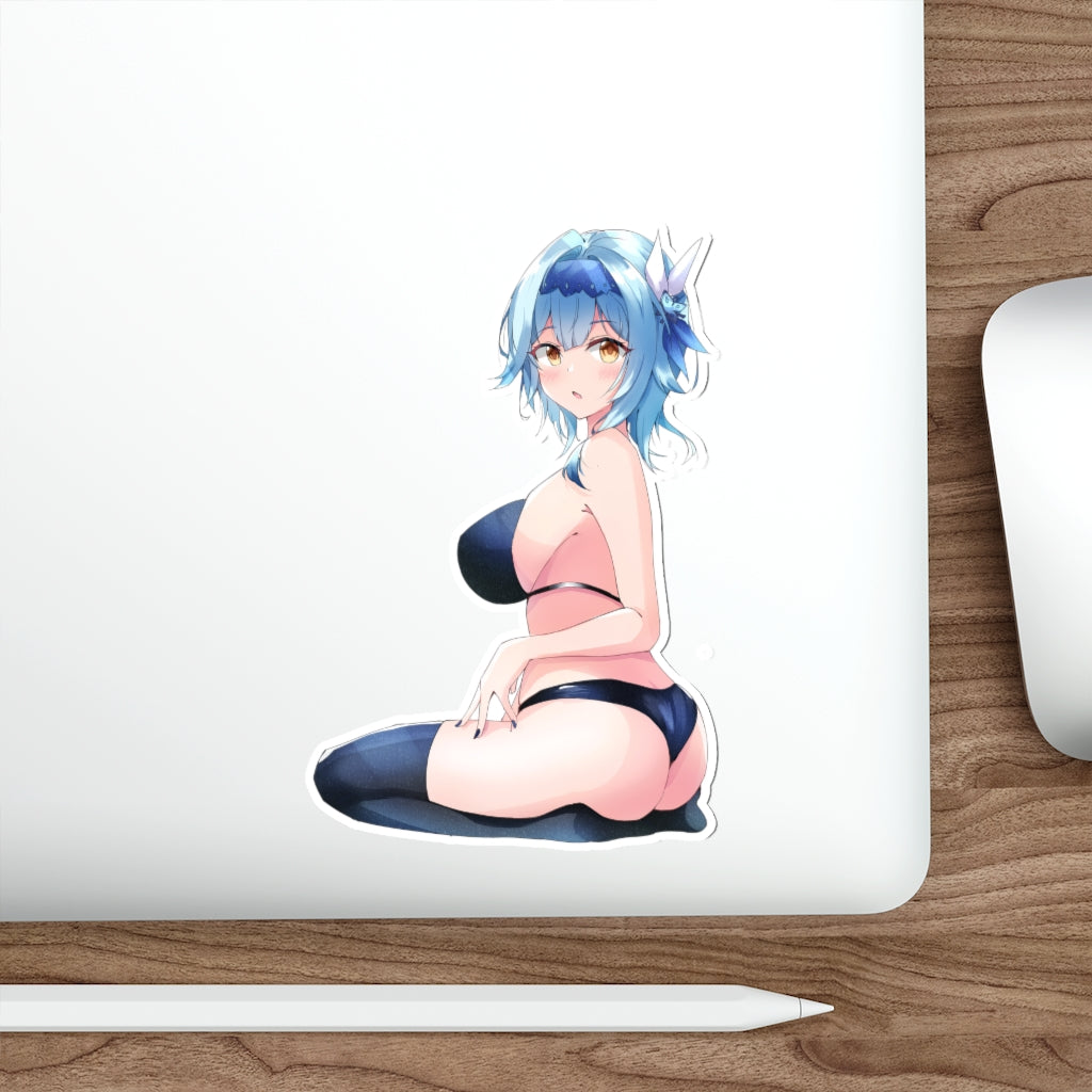 Sexy Bikini Eula Genshin Impact Waterproof Sticker - Ecchi Vinyl Decal