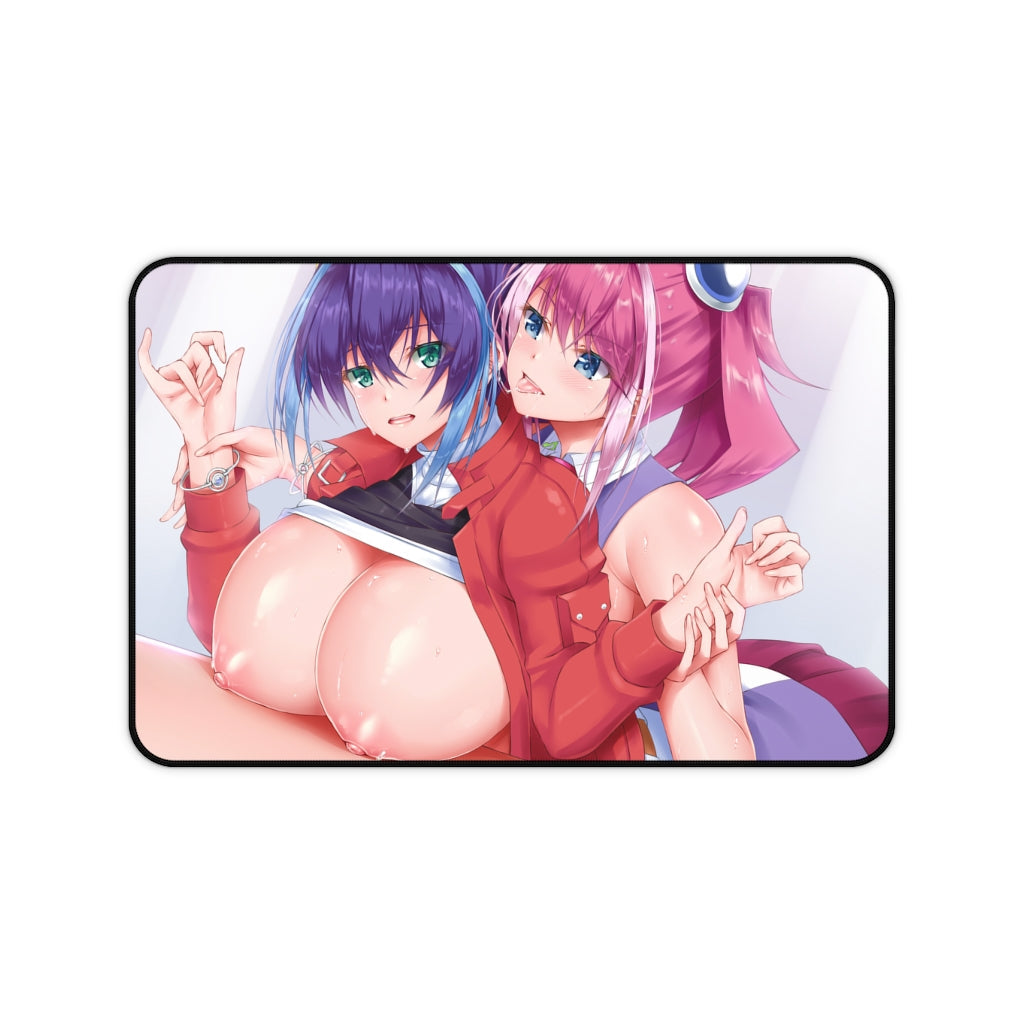 Hiiragi Yuzu and Serena Yugioh Boobs Play Desk Mat - Sexy Anime Girls Mousepad - Gaming Playmat