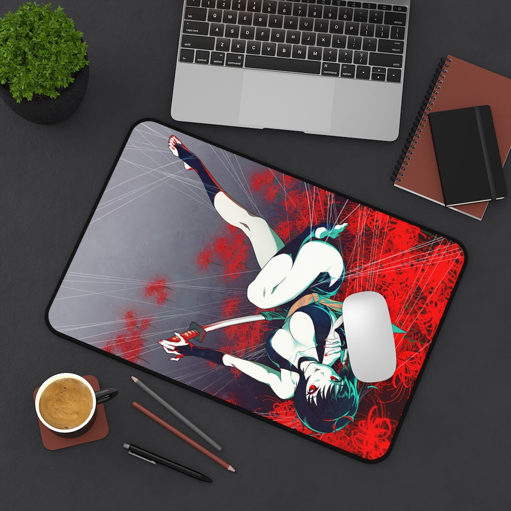 Inuyasha Sexy Hair Demon Sakasagami no Yura Gaming Desk Mat - Anime Mousepad - Sexy Girl Playmat