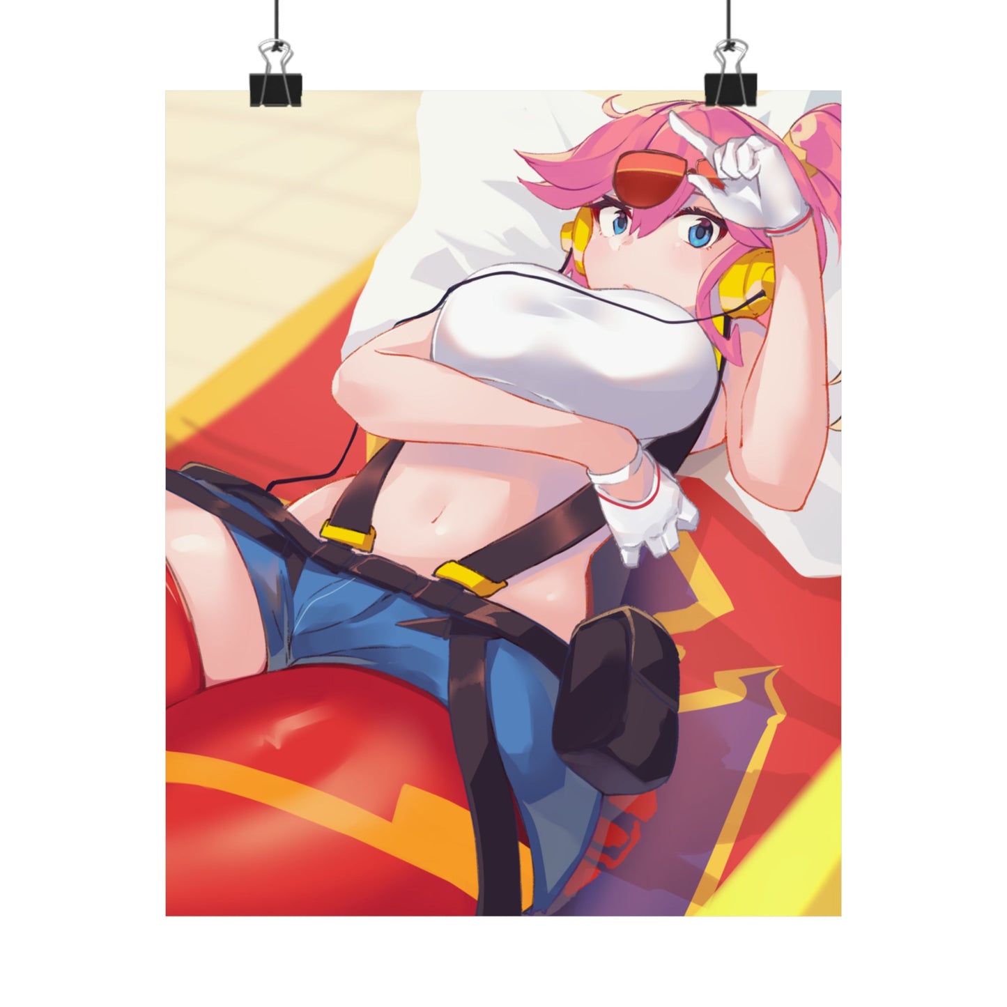 Promare Anime Poster - Aina Wall Art Print - Manga Decor - Premium Matte Vertical Poster