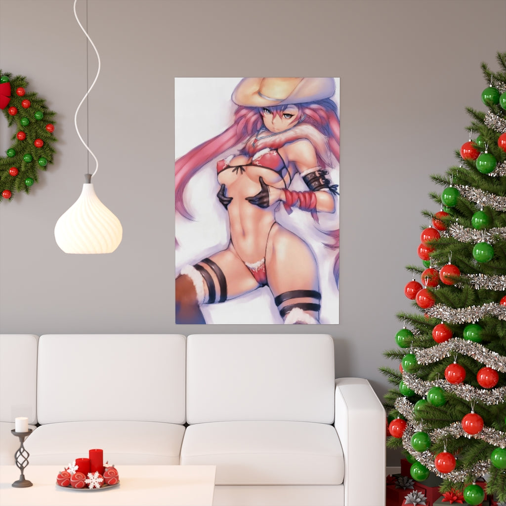 Kagura Oneechanbara Poster - Lewd Premium Matte Vertical Poster - Adult Wall Art