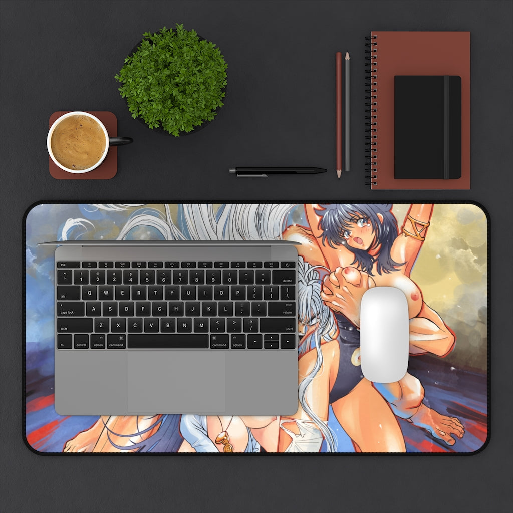 Bastard Dark Schneider Kai Harn And Sheila Tel Metallicana Nude Boobs Desk Mat - Ecchi Mousepad - Adult Playmat