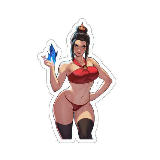 Thicc Azula Waterproof Sticker - Avatar the Last Airbender Ecchi Vinyl Anime Car Decal