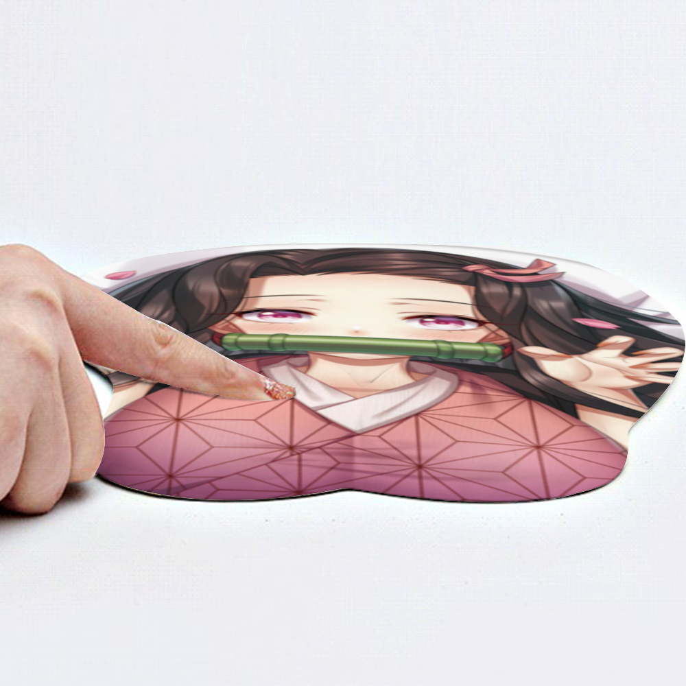 3D Silicone Mousepad | Oppai Mouse Pad | Silicone chest  mousepad